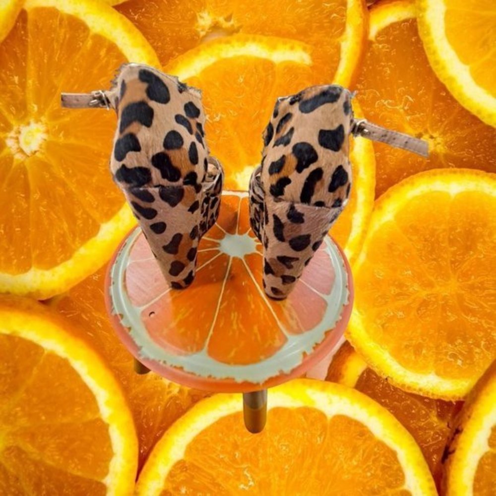 Steve Madden Leopard Print Platform Wedges Size 8… - image 4